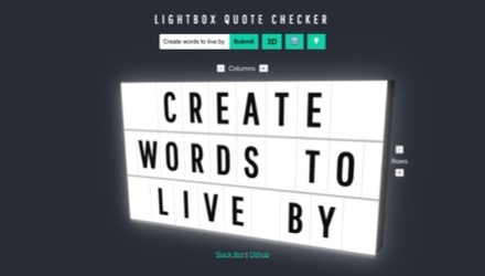 Lightbox Quote Checker